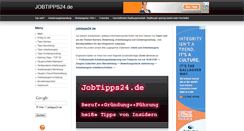 Desktop Screenshot of jobtipps24.de
