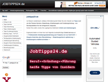 Tablet Screenshot of jobtipps24.de